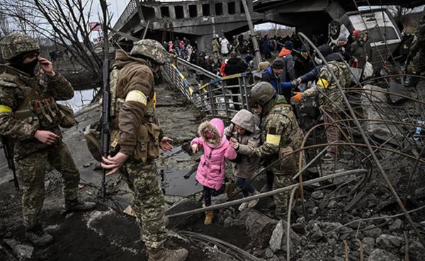 The Ukrainian military is doing what they can to quickly and safely evacuate those who have chosen to flee the country.